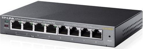 TL-SG108PE 8 Port 4 Port Poe+ 10-100-1000 Mbps Easy Smart Switch Çelik Kasa