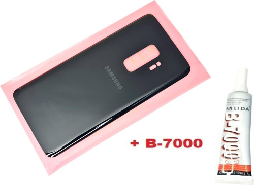 Samsung Galaxy S9 PLUS Arka Pil Batarya Kapağı (CAM+B-7000) SİYAH