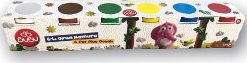 Bu-Bu Oyun Hamuru Büyük 6 Lı (6x100gr.)