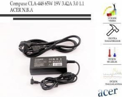 CLA-448 65w 19v 3.42a 3.0-1.1 Notebook Adaptörü