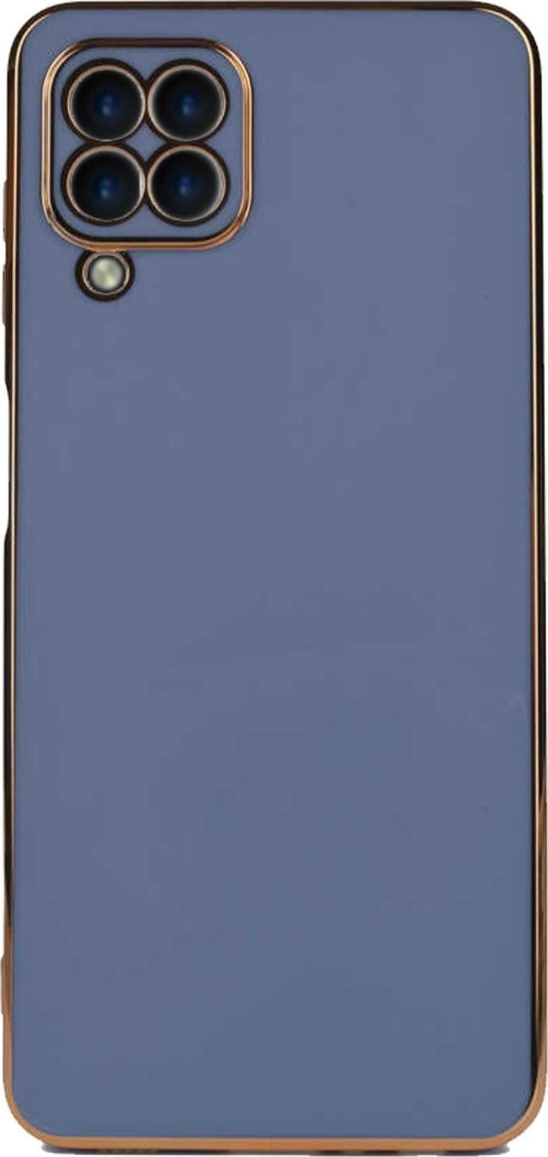 Samsung Galaxy M32 Kapak Kamera Korumalı Lazer Kesim Lüx Silikon Kılıf - Petrol Mavisi