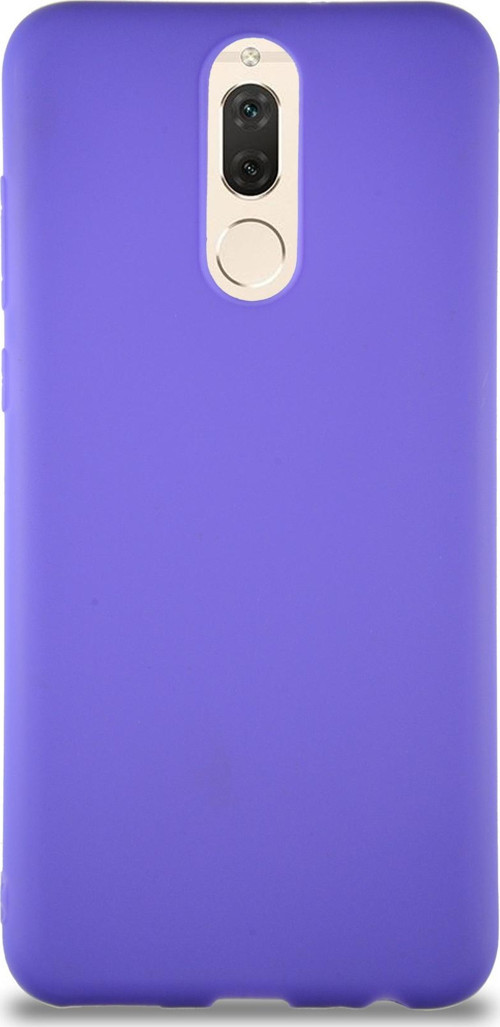 Huawei Mate 10 Lite Kılıf Soft Premier Renkli Silikon Kapak - Mor