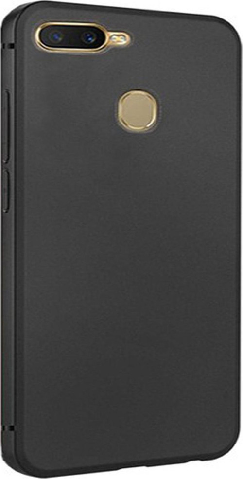 Oppo Ax7 Kapak Mat Siyah Silikon Lux Kılıf