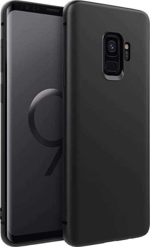 Samsung Galaxy S9 Plus Kapak Mat Siyah Silikon Lux Kılıf
