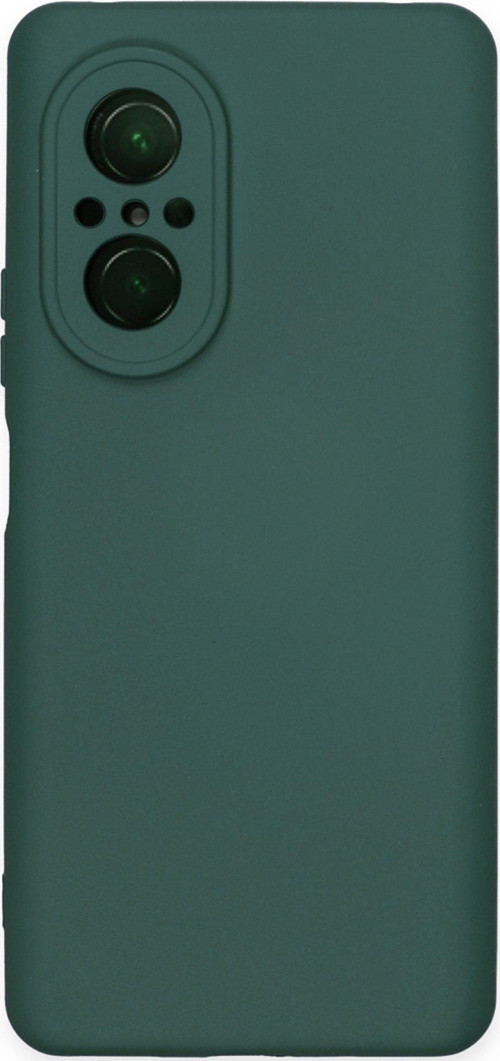 Huawei Nova 9 SE Kapak İçi Kadife Kamera Korumalı Lansman Silikon Kılıf - Yeşil
