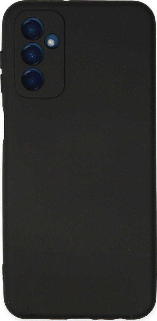 Samsung Galaxy M52 5G Kapak İçi Kadife Kamera Korumalı Lansman Silikon Kılıf - Siyah