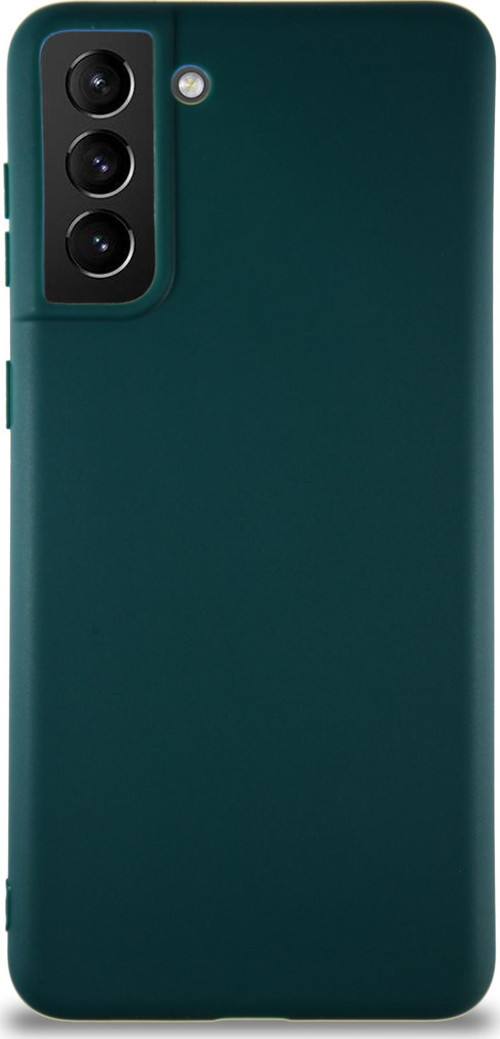 Samsung Galaxy S21 Plus Kılıf Soft Premier Renkli Silikon Kapak - Yeşil