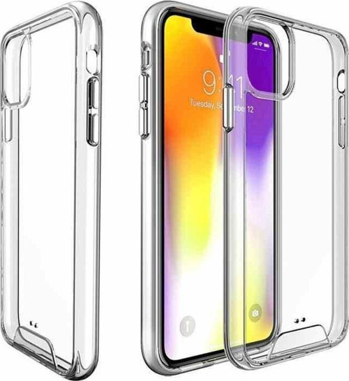 Apple iPhone 12 Kapak Sararmaz Darbe Emici Lüx Şeffaf Kılıf