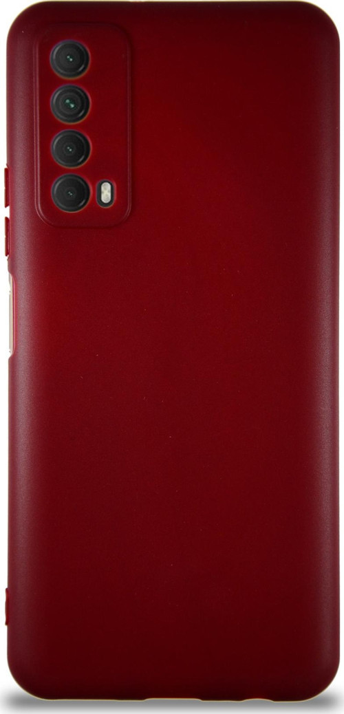 Huawei Y7A Kılıf Soft Premier Renkli Silikon Kapak - Mürdüm
