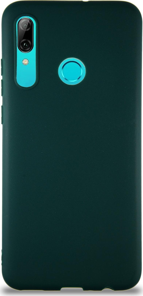 Huawei P Smart 2019 Kılıf Soft Premier Renkli Silikon Kapak - Yeşil
