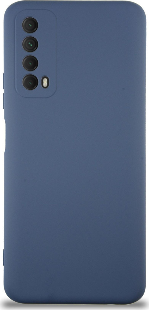 Huawei P Smart 2021 Kapak İçi Kadife Kamera Korumalı Lansman Silikon Kılıf - Petrol Mavisi