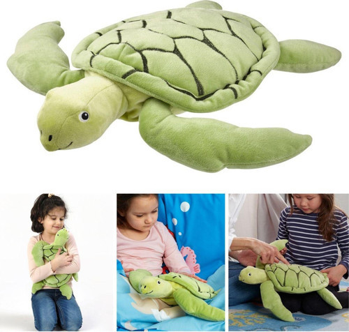 Blavingad Yeşil 44 Cm Caretta Caretta Deniz Kaplumbağası Yumuşak Peluş Oyuncak