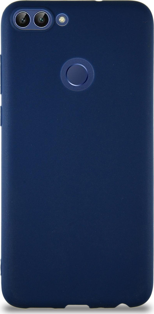Huawei P Smart Kılıf Soft Premier Renkli Silikon Kapak - Lacivert