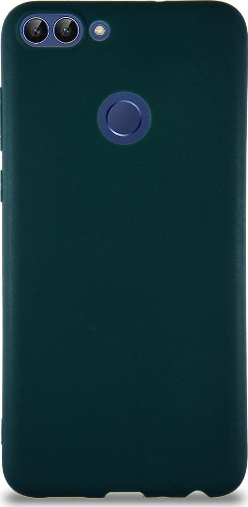 Huawei P Smart Kılıf Soft Premier Renkli Silikon Kapak - Yeşil