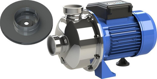 Sumak SMINOX/K-100/X AISI 316 INOX Paslanmaz Santrifüj Pompa Kapalı Fan Monofaze (220V) 1HP