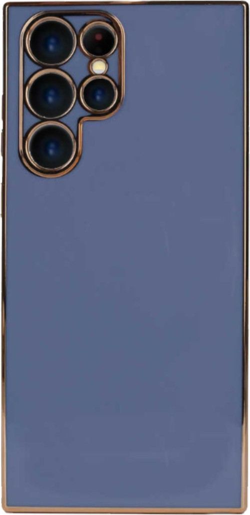 Samsung Galaxy S22 Ultra Kapak Kamera Korumalı Lazer Kesim Lüx Silikon Kılıf - Petrol Mavisi
