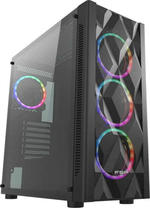 Cmt595al Mid Tower, 750w 80+ Bronze, Siyah, Temperli Cam, Rgb, Atx Gamıng Kasa
