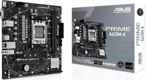 Prıme A620m-k Ddr5 6400mhz 1xvga 1xhdmı 1xm.2 Usb 3.2 Matx Am5 ( Amd Am5 7000 Serisi İ