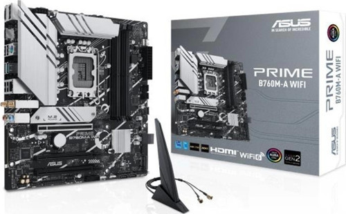 Prıme B760m-a Wıfı Ddr5 7200mhz 2xhdmı 1xdp 2xm.2 Usb 3.2 Matx 1700p (12. / 13. Ve 14.