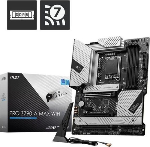 Pro Z790-a Max Wıfı Ddr5 7800mhz 1xhdmı 1xdp 4xm.2 Usb 3.2 Atx 1700p (12. / 13. Ve 14. Nesil İşl