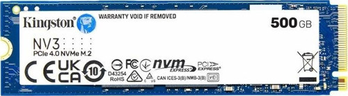 500 Gb Kıngston Nv3 2280 Gen4 M.2 Pcıe 4.0 Nvme 5.000/3.000 Snv3s/500g