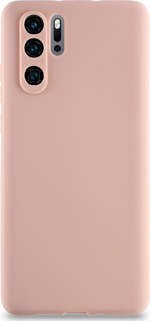 Huawei P30 Pro Kılıf Kamera Korumalı Premier Silikon Kapak - Kahverengi