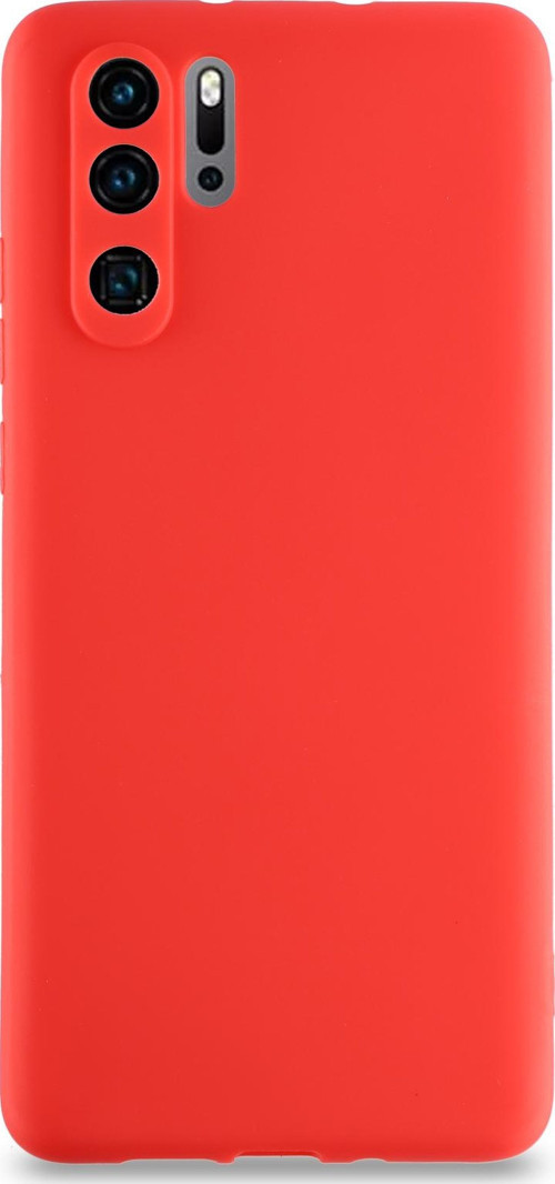 Huawei P30 Pro Kılıf Kamera Korumalı Premier Silikon Kapak - Kırmızı