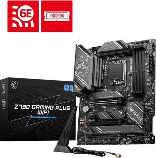Z790 Gaming Plus Wıfı Ddr5 7200mhz 1xhdmı 1xdp 4xm.2 Usb 3.2 Atx 1700p (12. / 13. Ve 14