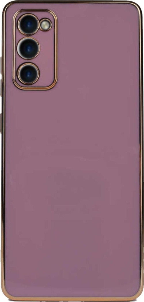 Samsung Galaxy S20 FE Kapak Kamera Korumalı Lazer Kesim Lüx Silikon Kılıf - Mor