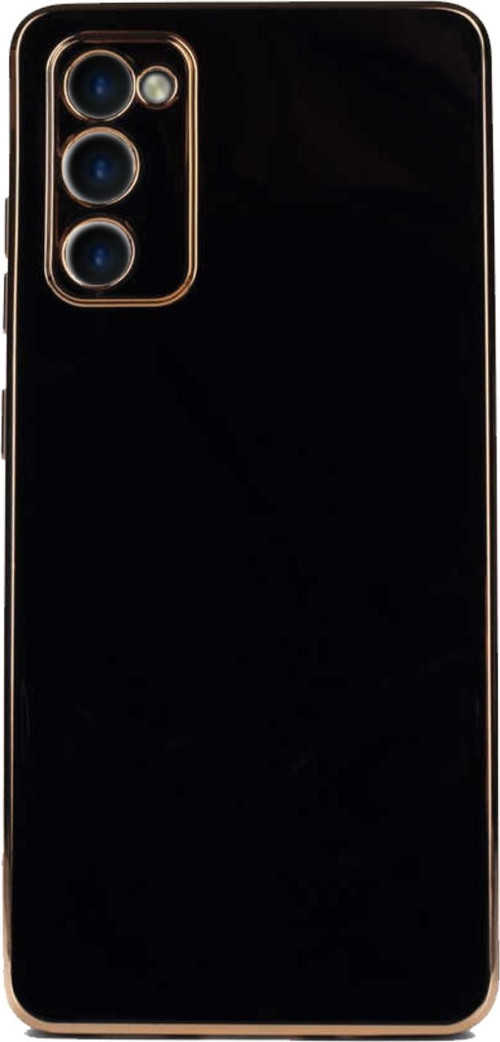 Samsung Galaxy S20 FE Kapak Kamera Korumalı Lazer Kesim Lüx Silikon Kılıf - Siyah