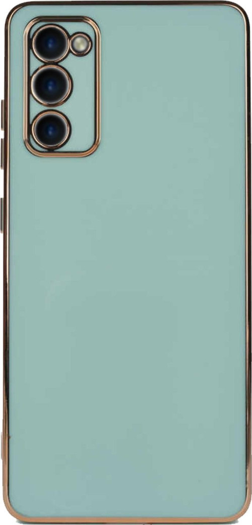 Samsung Galaxy S20 FE Kapak Kamera Korumalı Lazer Kesim Lüx Silikon Kılıf - Turkuaz