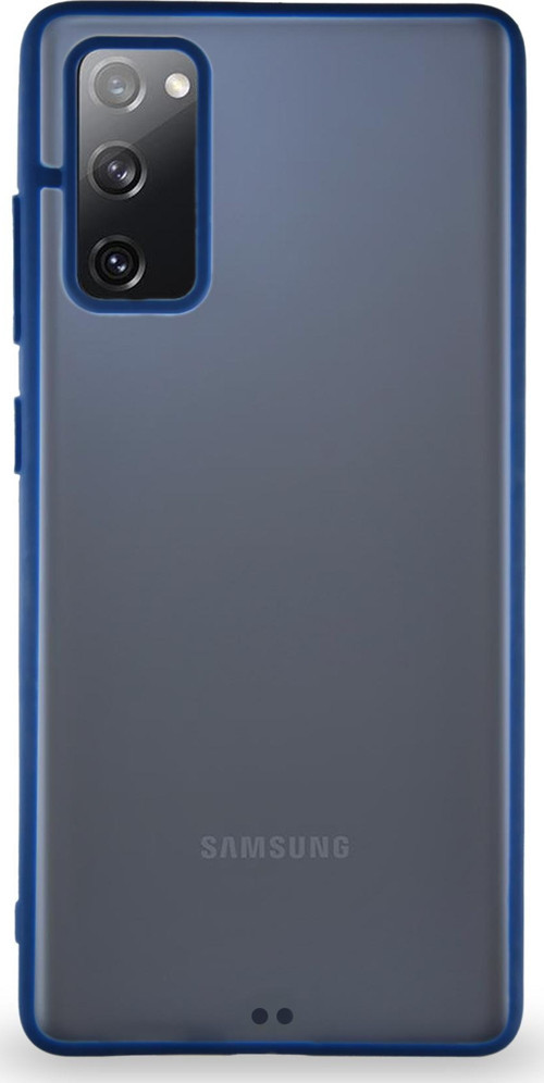 Samsung Galaxy S20 Fe Kılıf Kamera Korumalı Ultra İnce Kapak - Lacivert