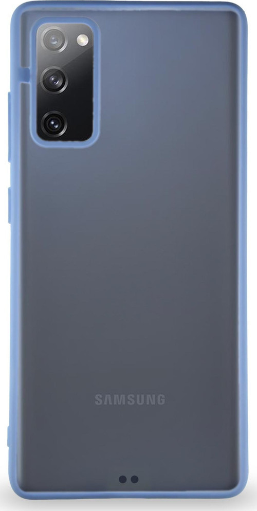 Samsung Galaxy S20 Fe Kılıf Kamera Korumalı Ultra İnce Kapak - Mavi