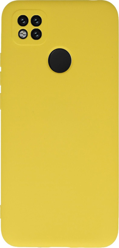 Xiaomi Redmi 9C Kapak Kamera Korumalı Içi Kadife Lansman Silikon Kılıf - Sarı