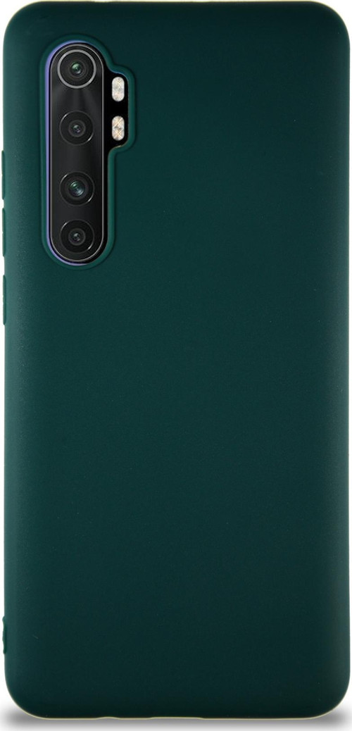Xiaomi Mi Note 10 Lite Kılıf Soft Premier Renkli Silikon Kapak - Yeşil