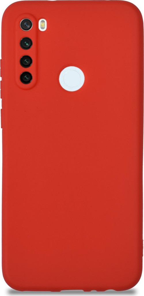 Xiaomi Redmi Note 8 Kılıf Kamera Korumalı Premier Silikon Kapak - Kırmızı
