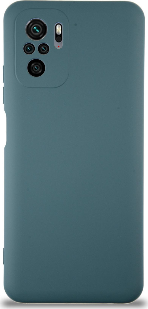 Xiaomi Redmi Note 10 Kapak İçi Kadife Kamera Korumalı Lansman Silikon Kılıf - Petrol Mavisi