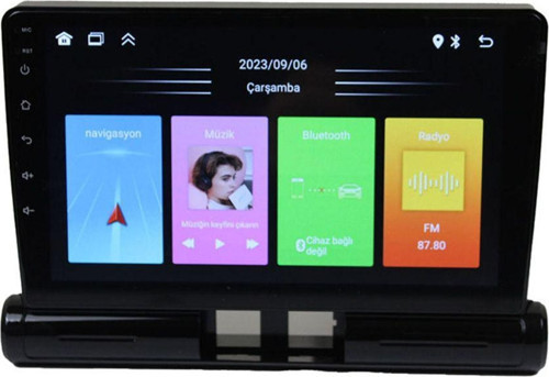 Citroen C3 2020-2014 Uyumlu 2-32 Gb 10 İnç Siyah Çerçeveli Multimedya