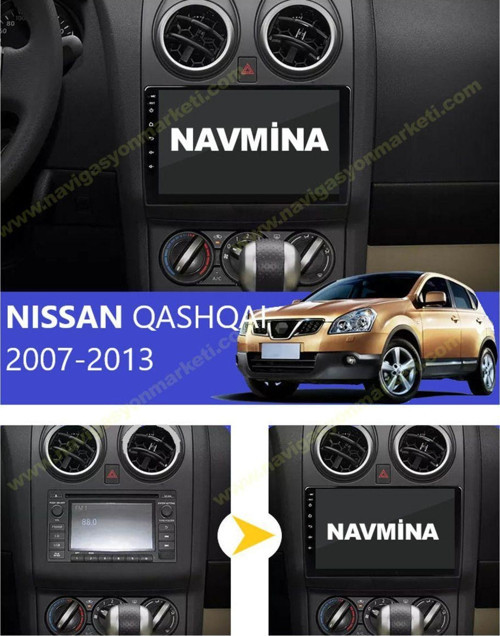 Nissan Qashqai 2007-2013 Uyumlu 9 İnç 2-32 Gb Multimedya