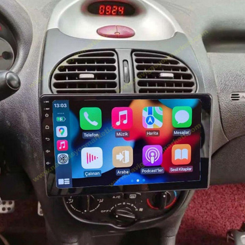 Peugeot 206 1999-2011 Uyumlu 9 İnç 2-32 Gb Multimedya