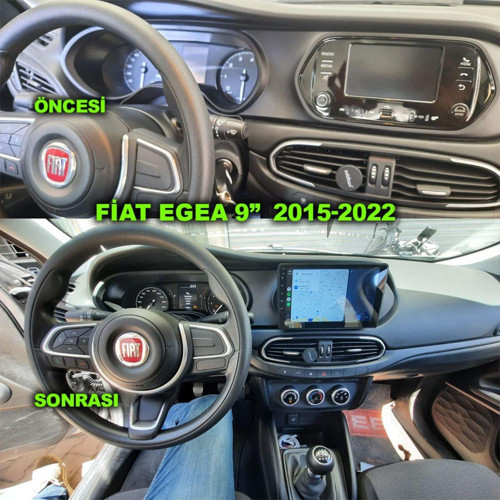 Fiat Egea 2015-2022 Uyumlu 9 İnç 2-32 Gb Multimedya