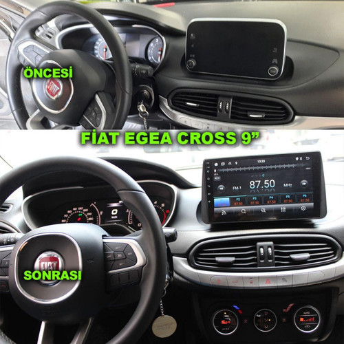 Fiat Egea Urban Cross Uyumlu 9 İnç 2-32 Gb Multimedya