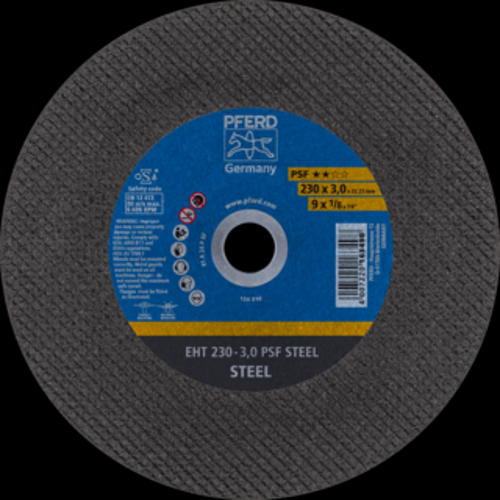 230x3,0x22,23mm ÇELİK KESME TAŞI PSF STEEL GERMANY