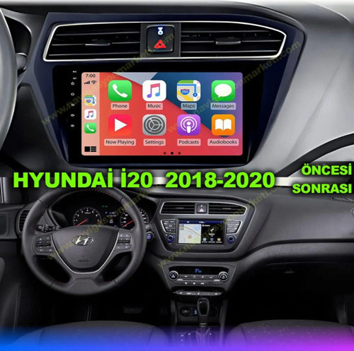 Hyundai İ20 2018-2020 Uyumlu 9 İnç 2-32 GB Multimedya