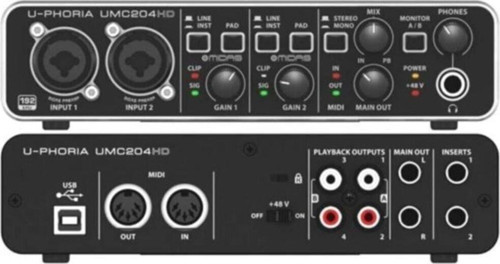 Umc204Hd 2 Giriş 4 Çıkış Usb Stüdyo Ses Kartı