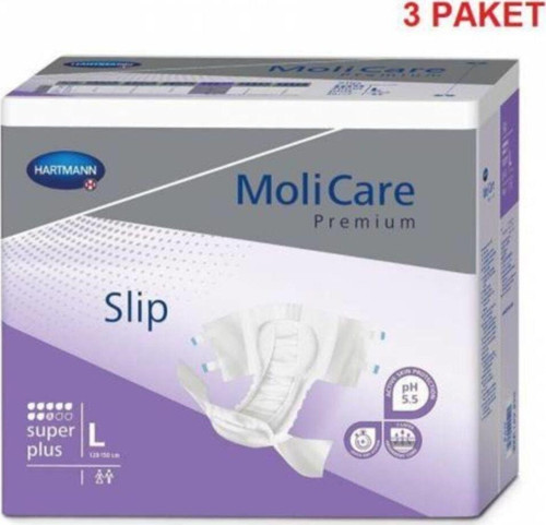 3 Paket (90 Adet) - Molicare Premium Super Plus Large 30 Luk Paket - Hasta Bezi