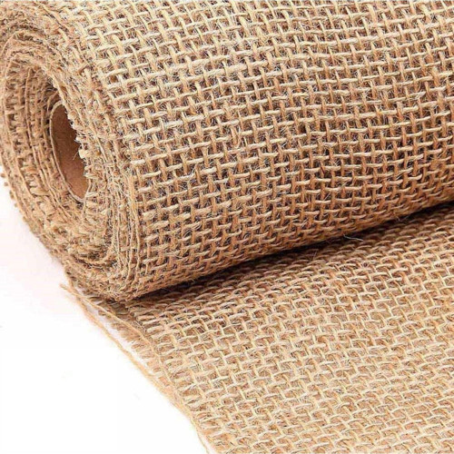 Jüt Kanaviçe 50 Metre - Hasır Çuval - Natural Jüt Kumaş - En 1 Metre Boy 50 Metre - 7 Ons Sıklığında