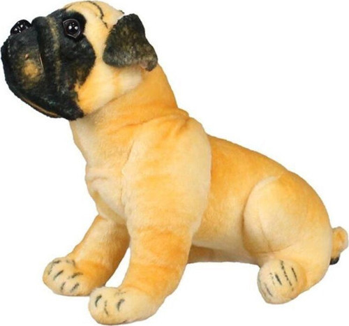 Bykrurg Havlayan Pug Köpek Peluş Oyuncak 25 Cm Ticnew