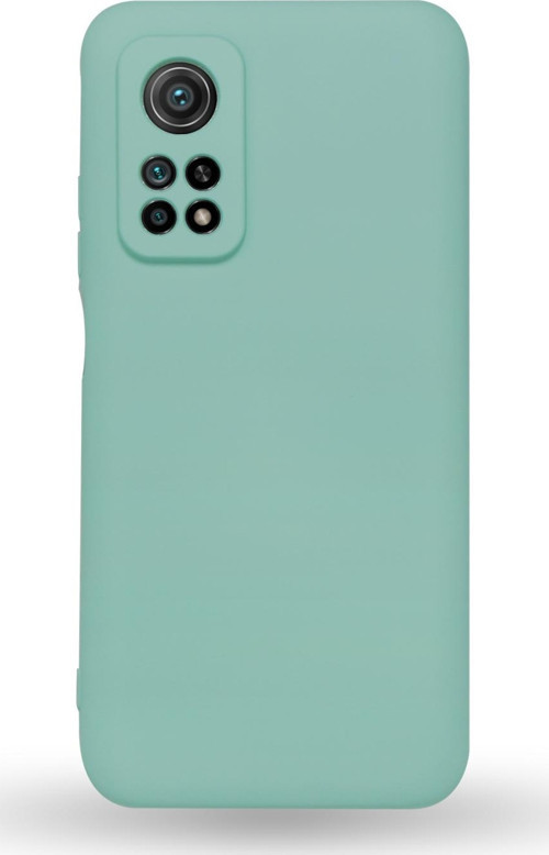 Xiaomi Mİ 10T Pro Kapak Kamera Korumalı Içi Kadife Lansman Silikon Kılıf - Turkuaz