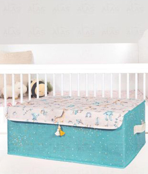 Baby Bebek Kapaklı Kutu Baza 50*39*19 Mavi